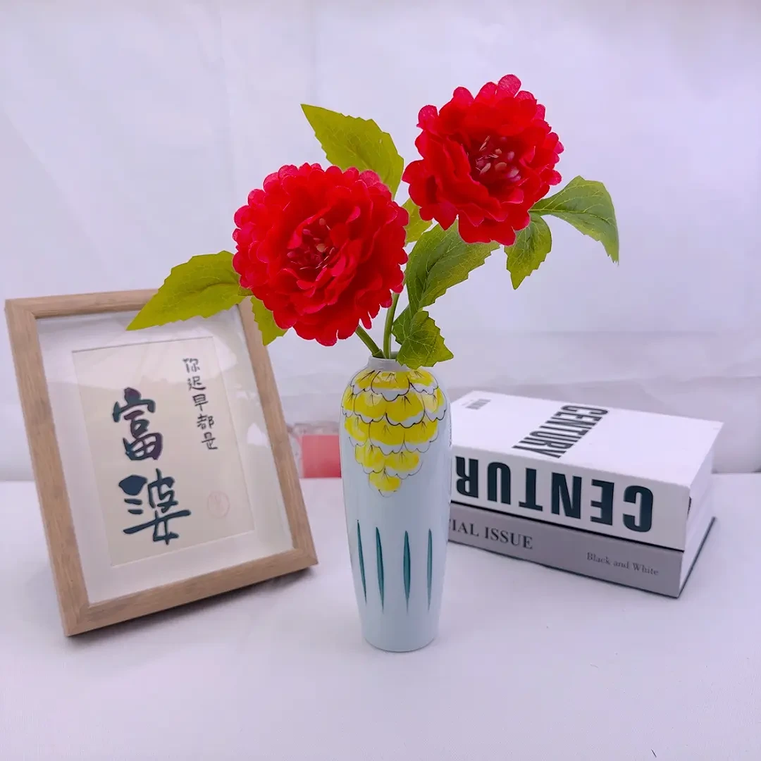 【优惠装】50朵全套仿真玲珑牡丹(25朵大花+25朵小花)DIY仿真材料包