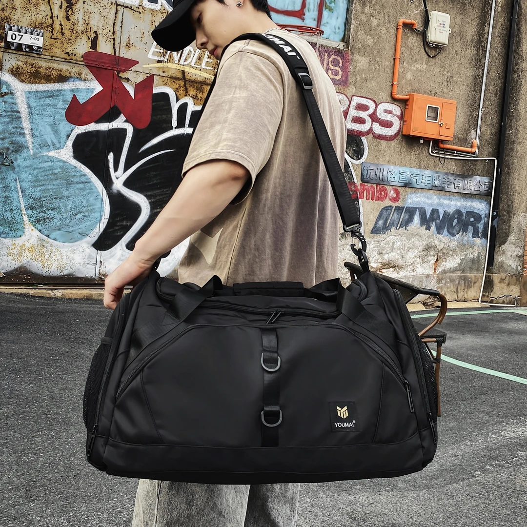 短途旅行包男超大容量手提行李包出差轻便旅游包运动训练健身包女