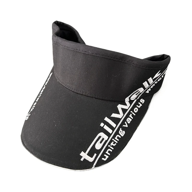 日本tailwalk无顶帽钓鱼帽遮阳太阳帽黑色