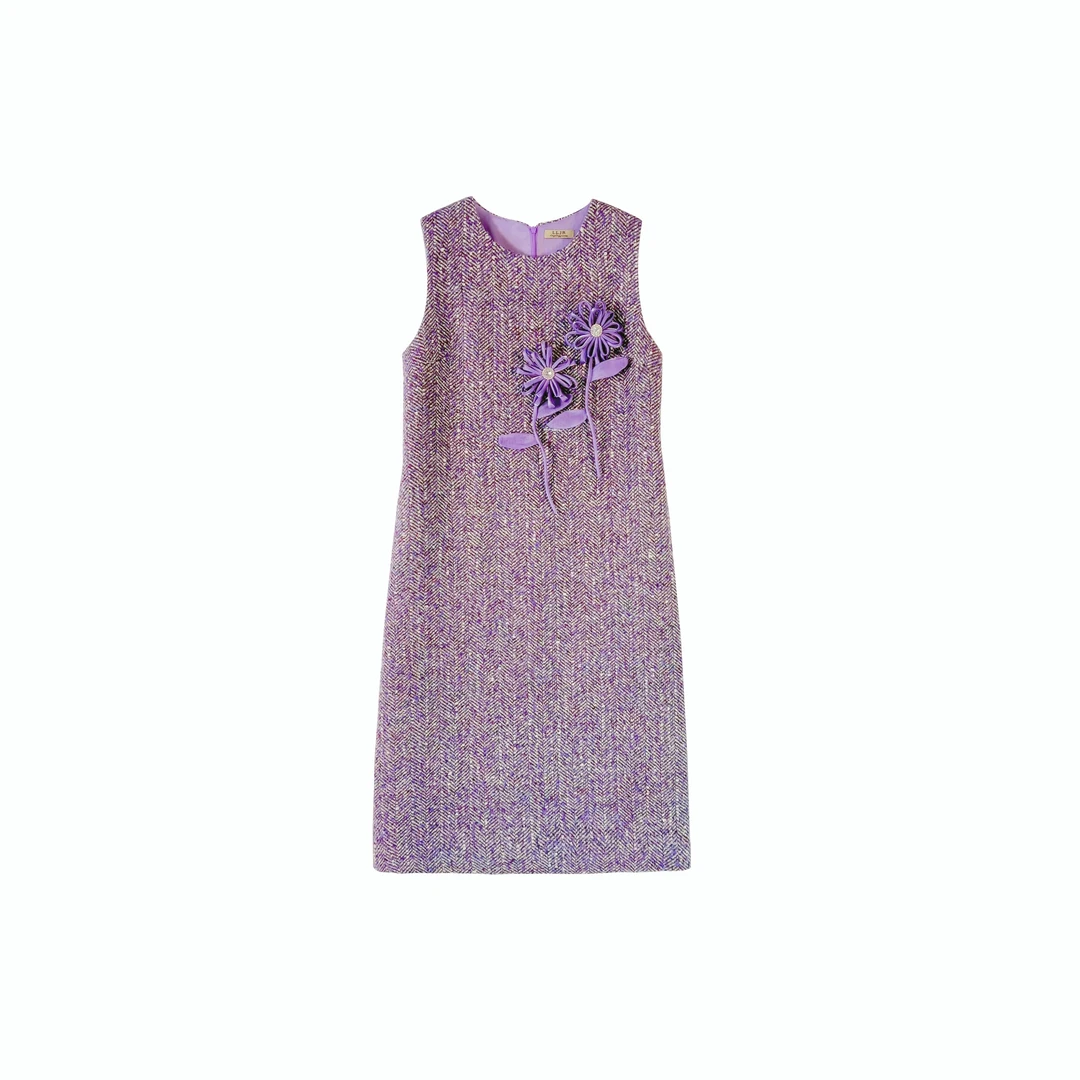 【徐叔心选】 2024秋冬新款时尚百搭气质连衣裙L192J