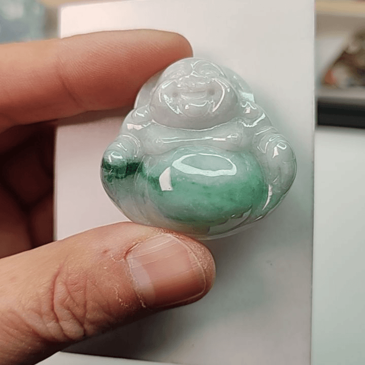 【闪购商品】翡翠颈饰未镶嵌偶*