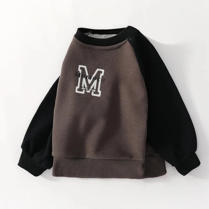 MOMOCO（清仓）冬季圆领字母卫衣76430232216