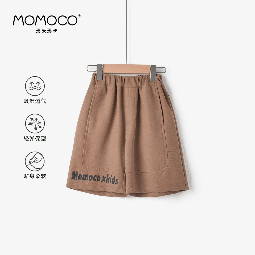 MOMOCO男童夏季百搭休闲短裤儿童薄款休闲裤75280359001