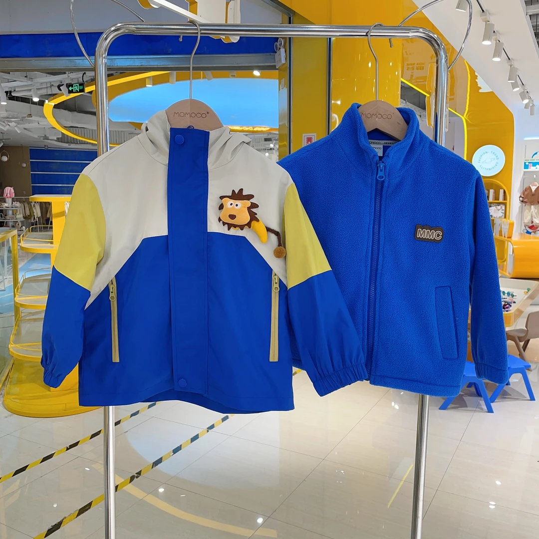 MOMOCO（小狮子）立体拼接撞色冲锋衣两件套75430580002