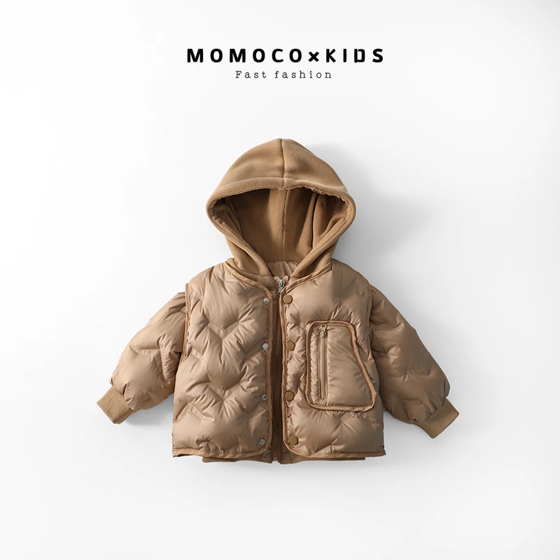 MOMOCO（清仓）两件套羽绒服儿童连帽冬季外套洋气76430580203