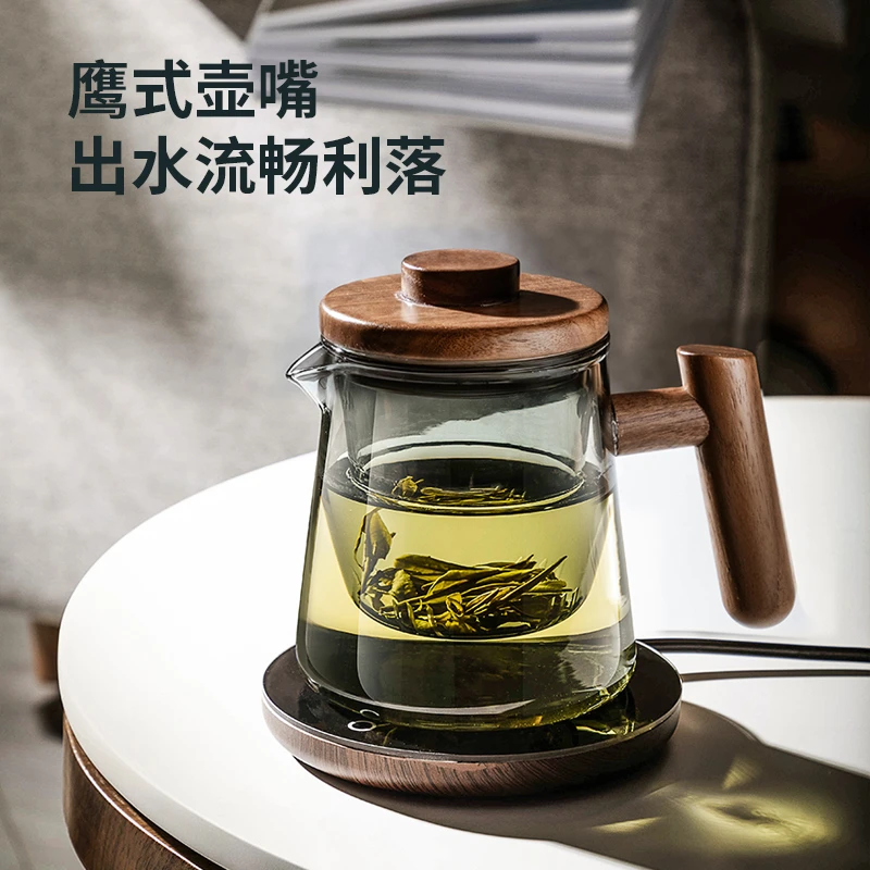 忆壶茶玻璃茶壶泡茶壶过滤茶水分离耐高温加厚茶具茶水分离壶