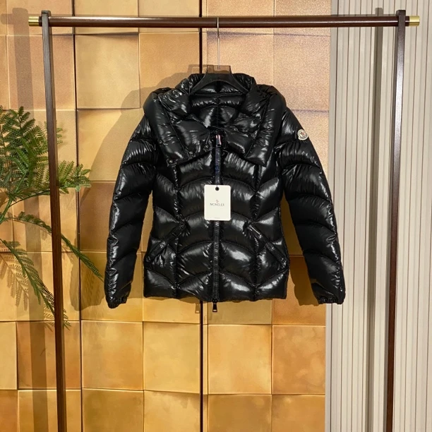Moncler Akebia徽标刺绣连帽羽绒服/1码/全新带吊/25195