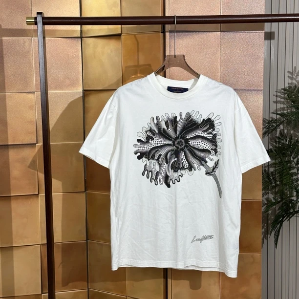 Louis Vuitton Lv 23ss爆款草间弥生迷幻花短袖/m码/99新/女41257