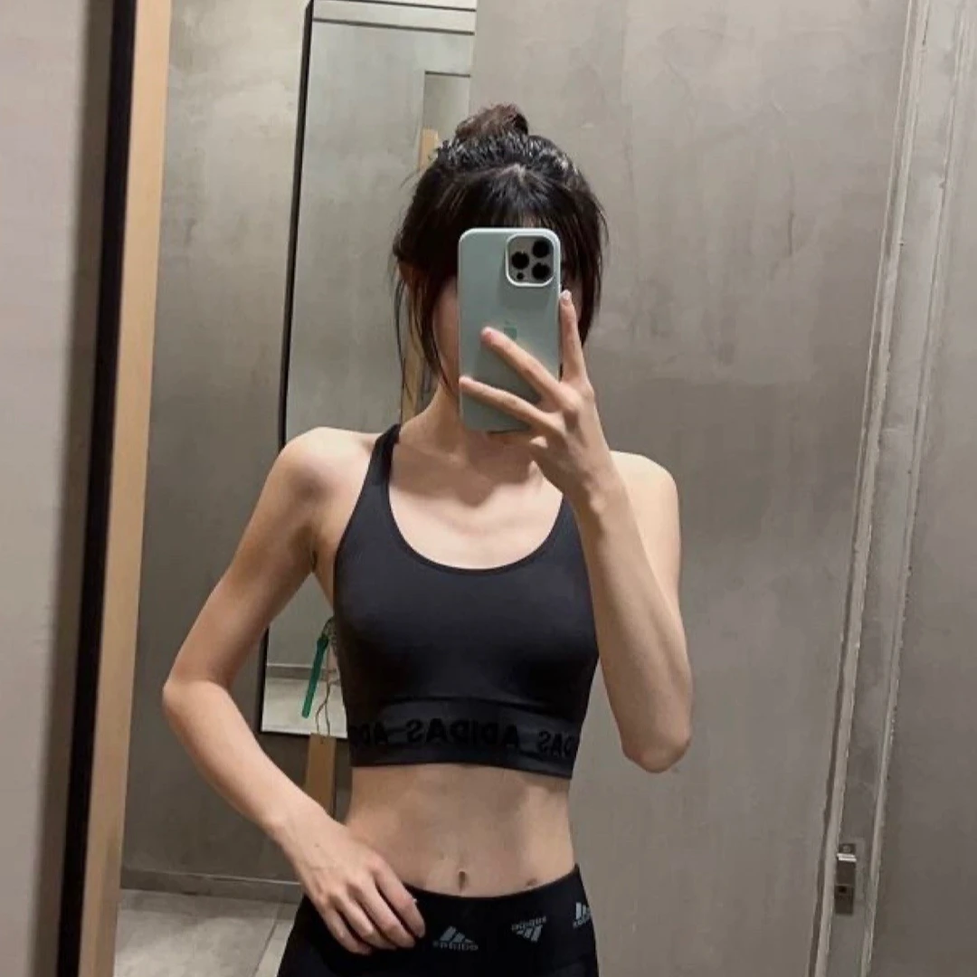 阿迪达斯运动显瘦网红夏季紧身韩版跑步背心女款外穿速干GL1121