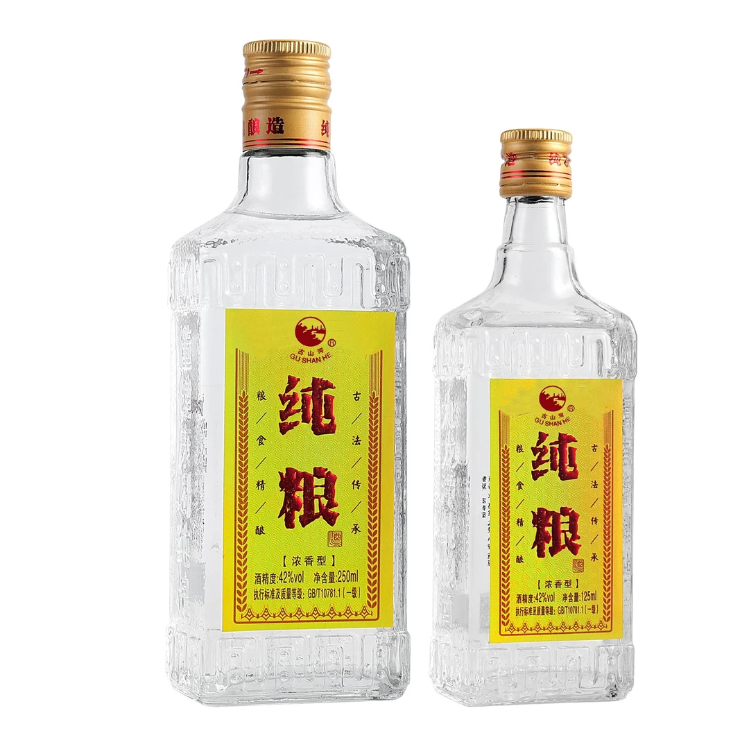 九龙潭42度125ml复古浓香型小酒古法纯粮白酒42度125ml