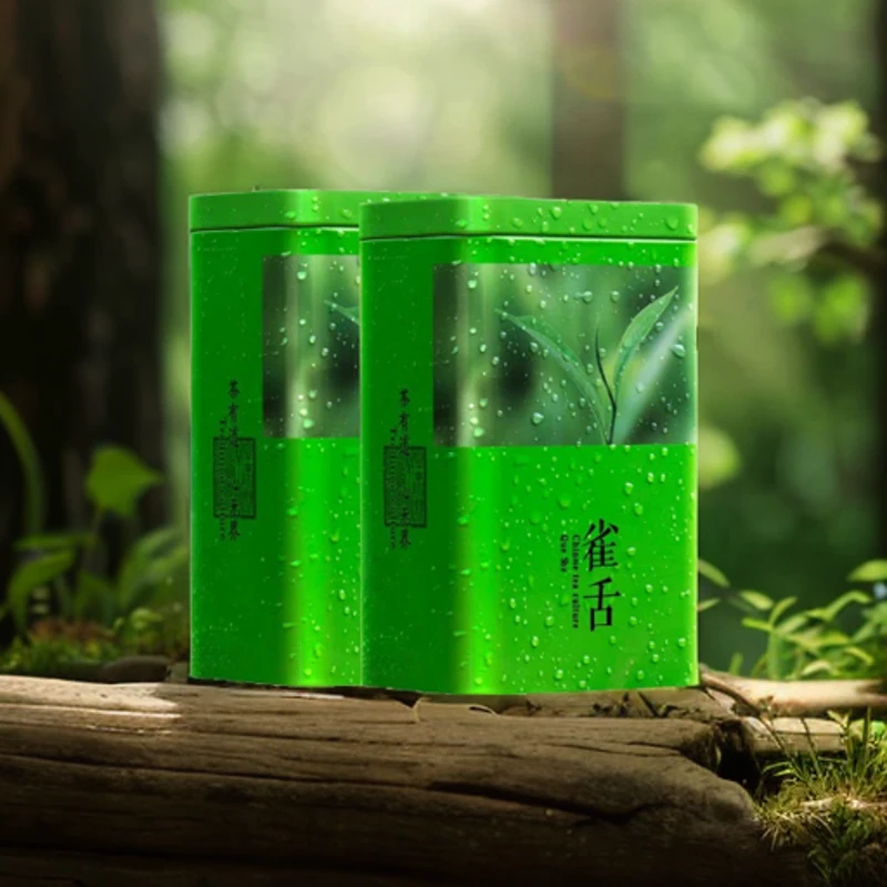 2023新茶品质嫩芽绿茶明前雨前春茶手工散茶叶浓香型罐装125g批发