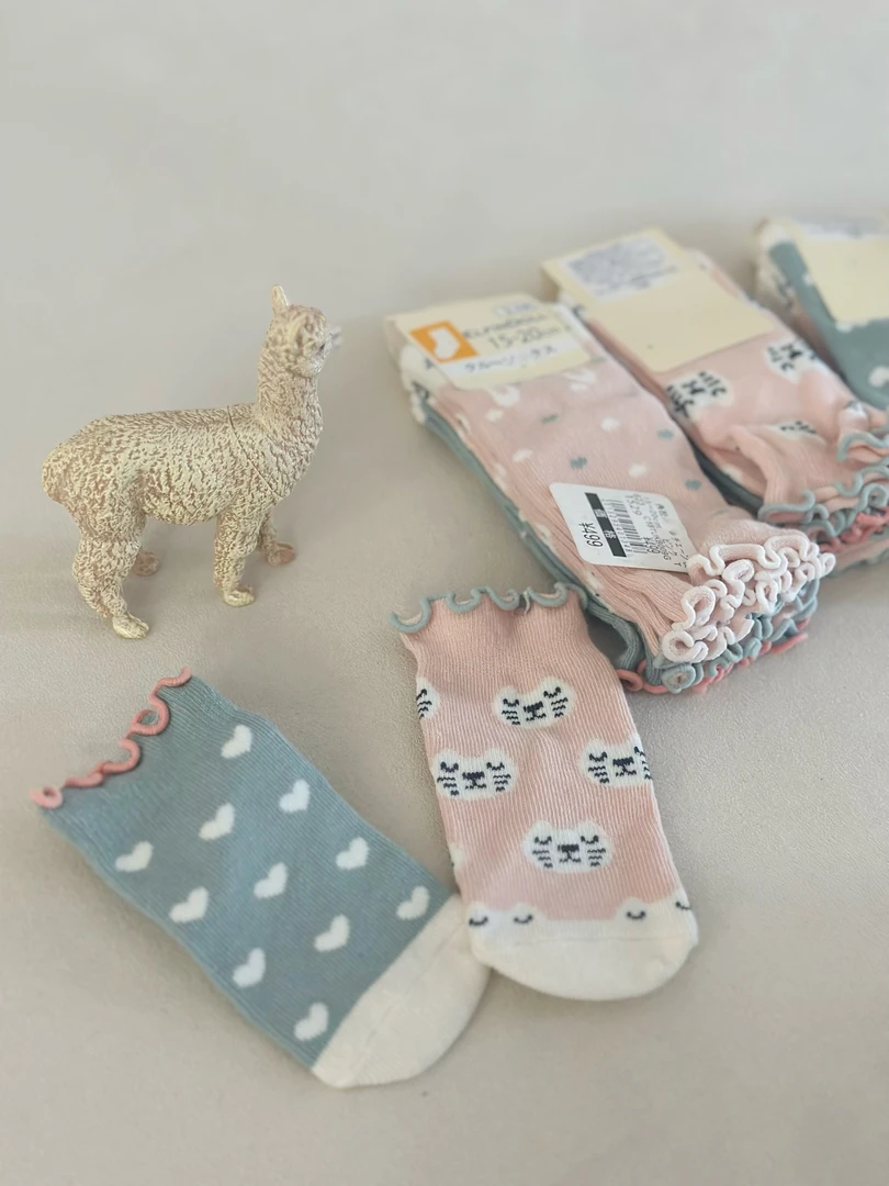 日单婴儿松口花边纯棉透气袜（随单发货 款式随机）