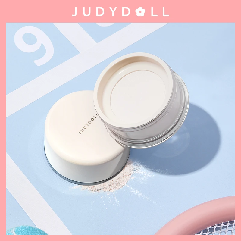 Judydoll橘朵散粉双色透明浅紫浅粉自然肤色哑光持久蜜粉定妆补妆