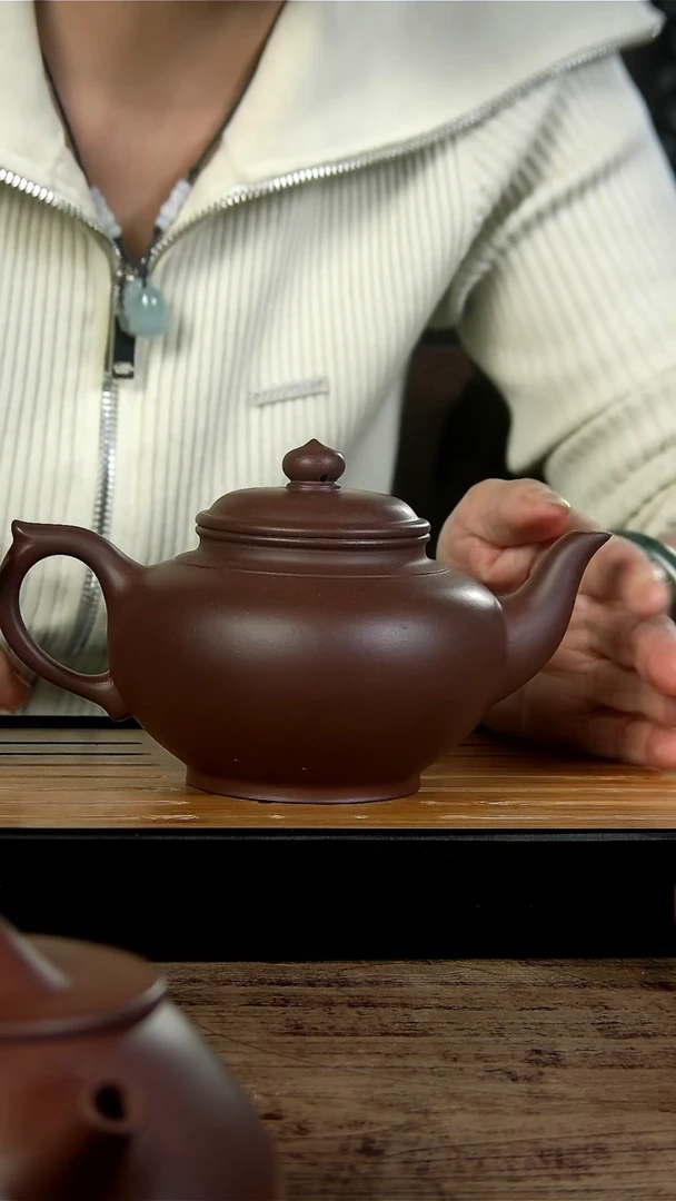 【闪购商品】紫砂茶壶lxr  紫泥  大笑樱