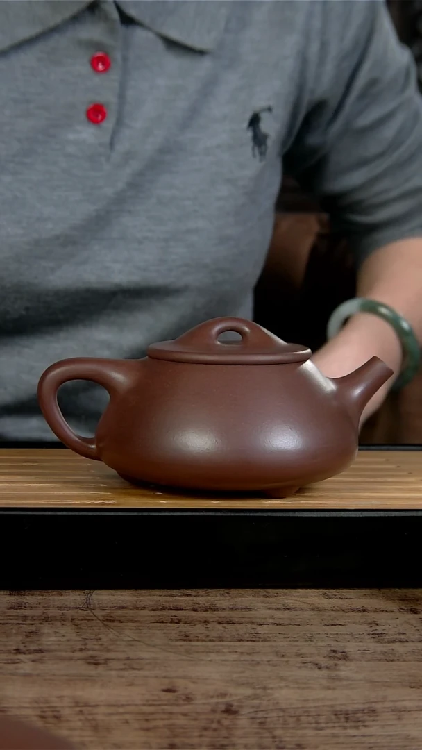 【闪购商品】紫砂茶壶lxc  紫泥 景舟石瓢