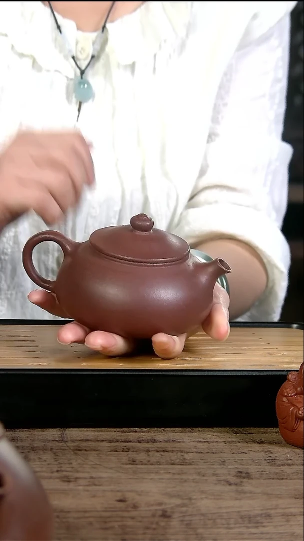 【闪购商品】紫砂茶壶syzj  底槽清  寒江