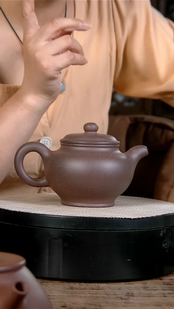 【闪购商品】紫砂茶壶新品 粗砂天青 掇只