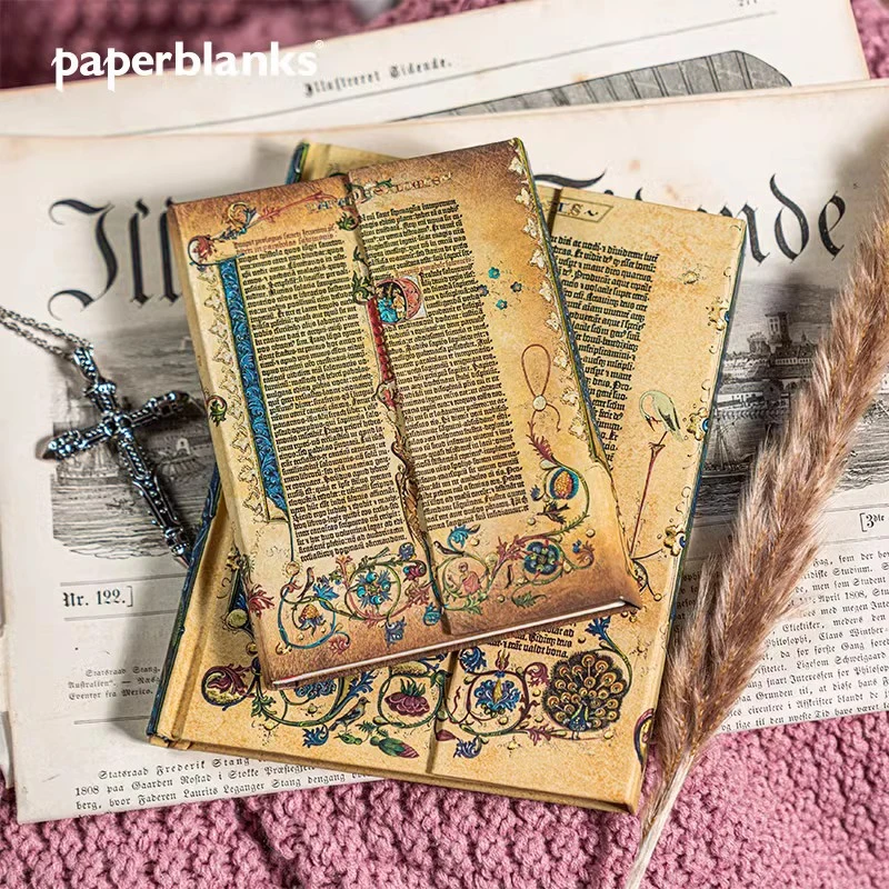 【直播专享】paperblanks古腾堡系列女大学生文艺精致日记手账本