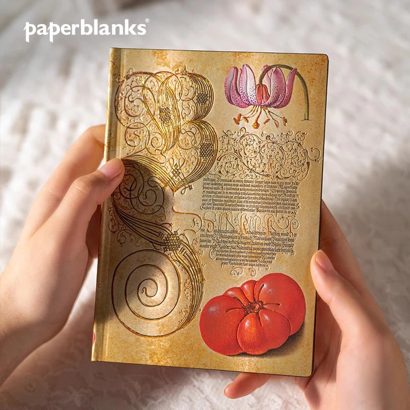 【直播专享】paperblanks米拉植物学系列百合番茄手账笔记本本子