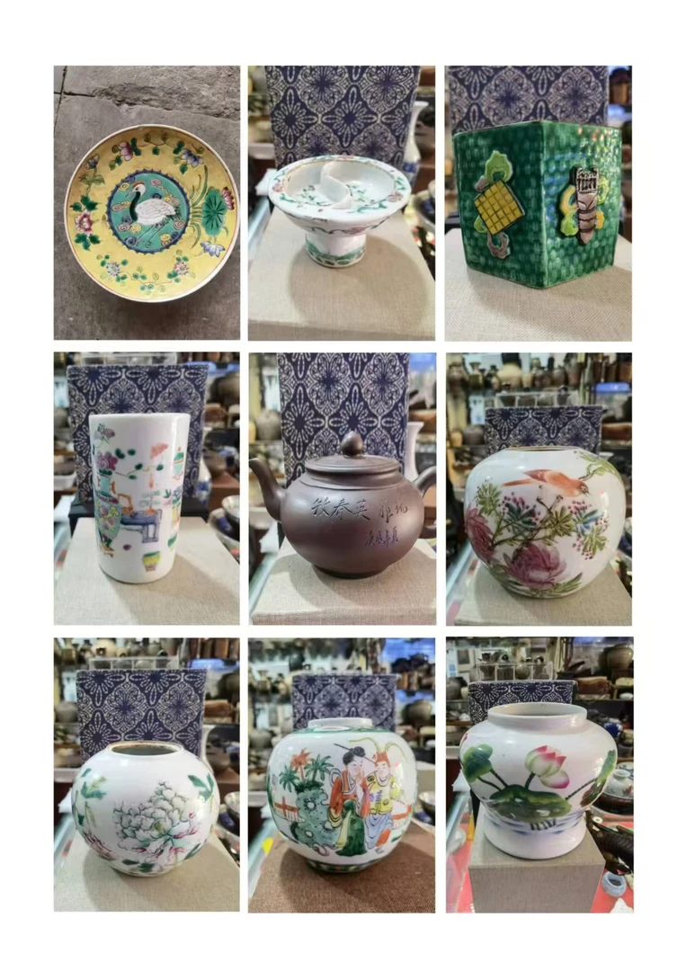 青花高足供盘家用过滤细路工，釉水盈润，器型美观，缠枝莲花陶瓷