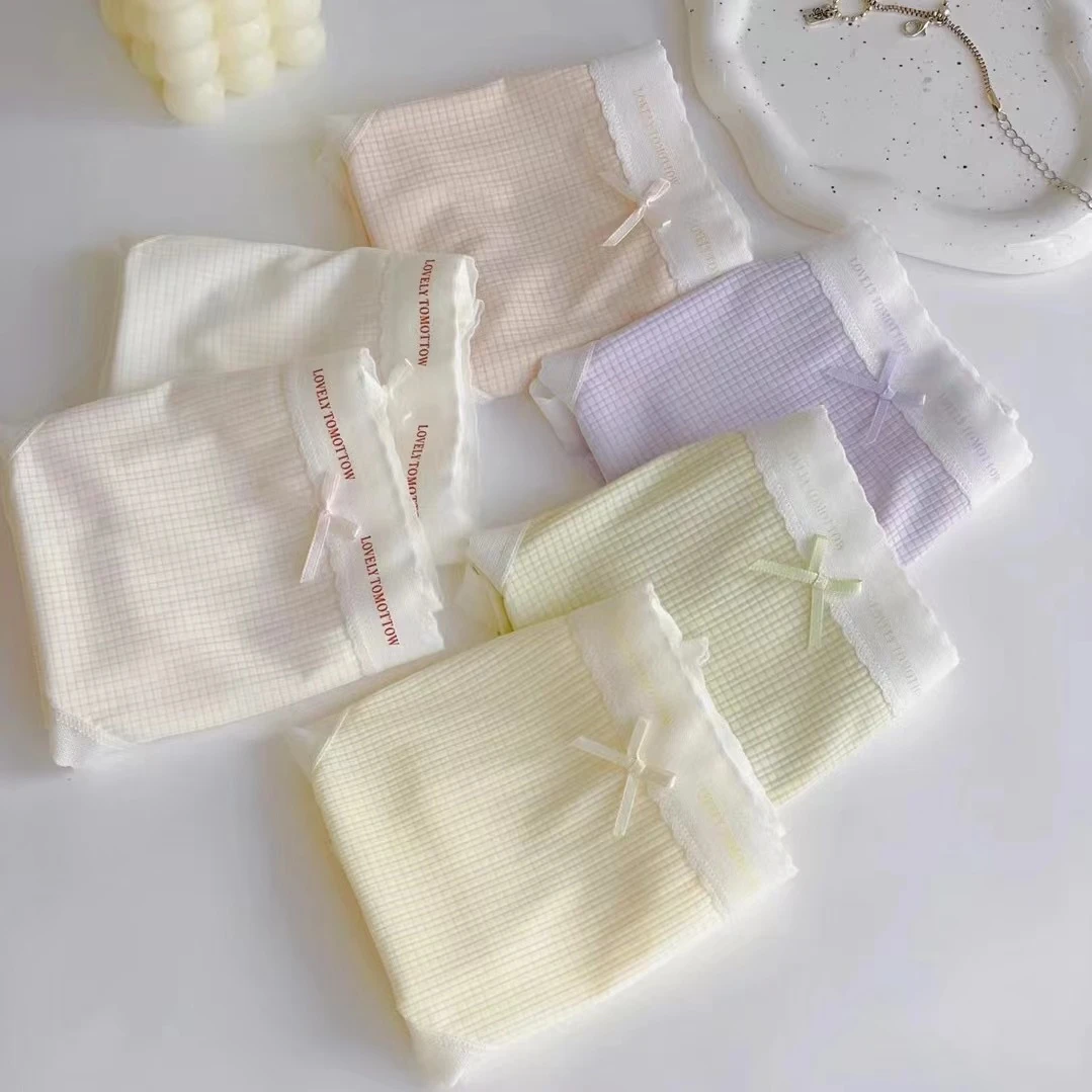 女生女士桑蚕丝抑菌抗菌夏季无痕薄款少女中腰舒适透气学生三角裤