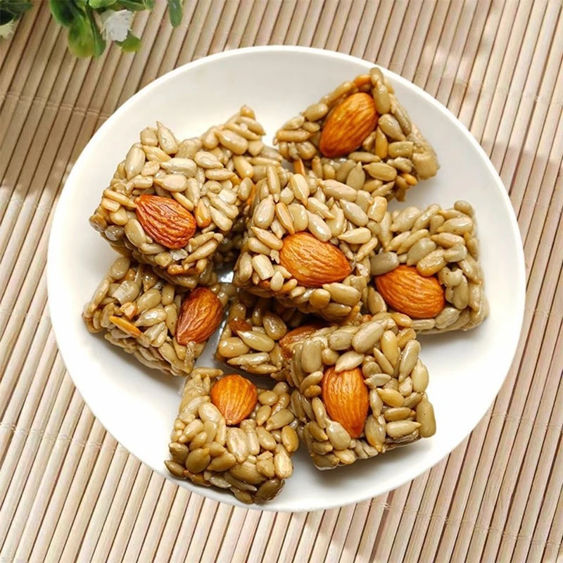 【到手30个】巴旦木瓜子仁酥孕妇营养美味葵花籽仁坚果酥休闲零食