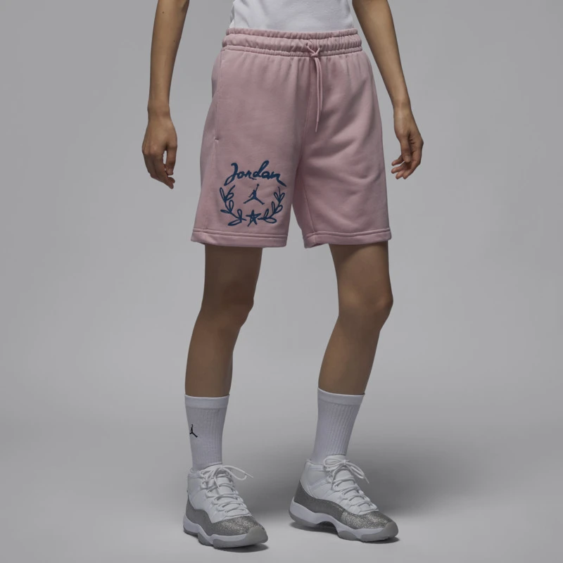 【滔搏联动】NIKE耐克女子AS W J BRKLN FLC GFX针织短裤FN5784-607