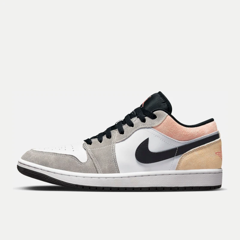 Air Jordan 1 AJ1黑白灰减震防滑低帮复古篮球鞋男女同款休闲鞋