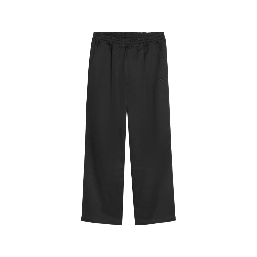 【滔搏联动】PUMA男女同款简约运动休闲黑色百搭长裤63003701