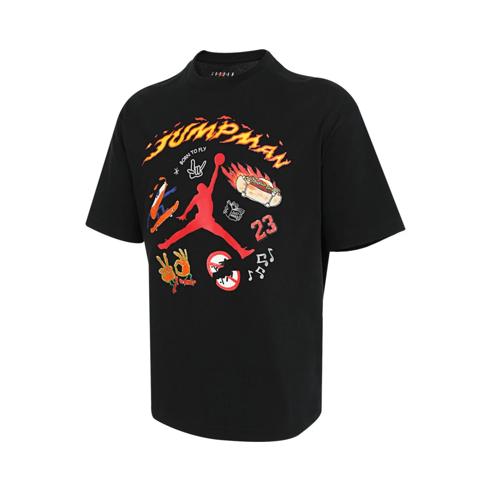 【滔搏联动】NIKE男子AS M J SS OS CREW NECK GCEL 短袖HJ3965-010