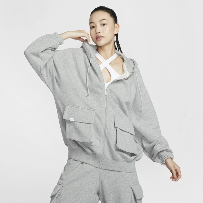 【滔搏联动】NIKE女子AS W NSW DANCE OS FZ HDY针织外套FV7516-063