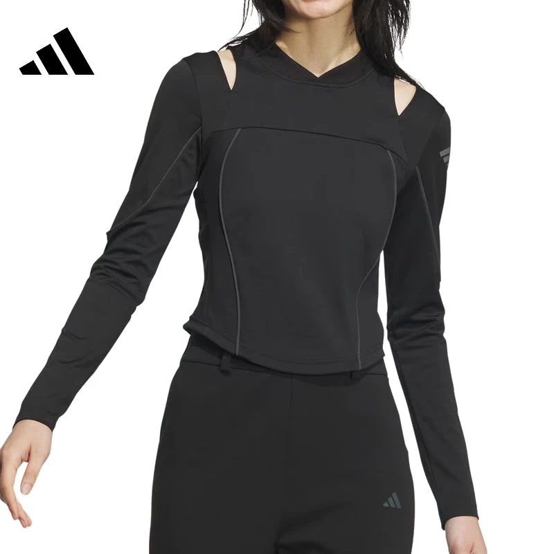 【滔搏联动】adidas/阿迪达斯女子FUSTL LS TEE圆领长T恤JJ1084