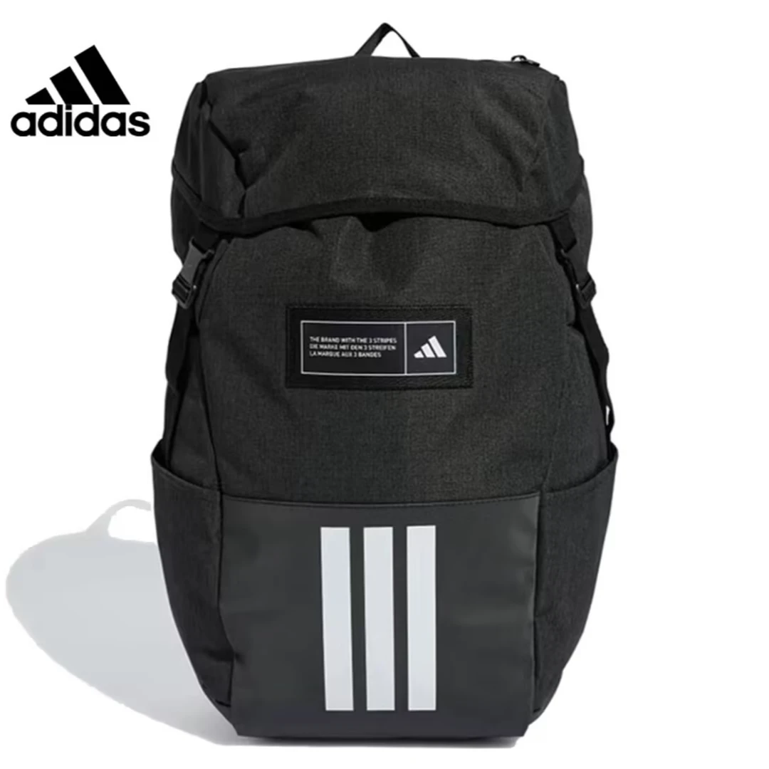 【滔搏联动】Adidas阿迪达斯夏季黑色户外双肩包IM5520