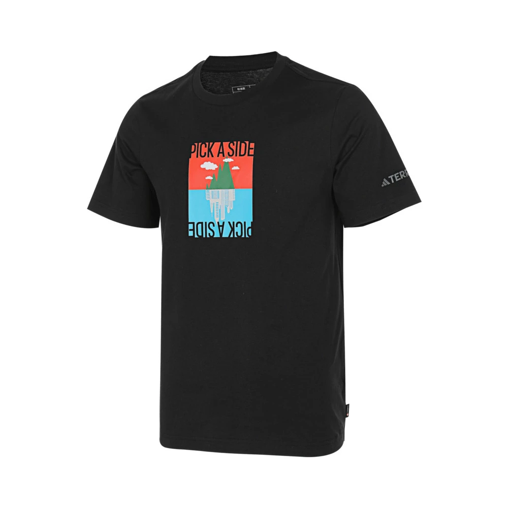 【滔搏联动】adidas阿迪达斯男子GFX SS TEE 180圆领短T恤IS0274