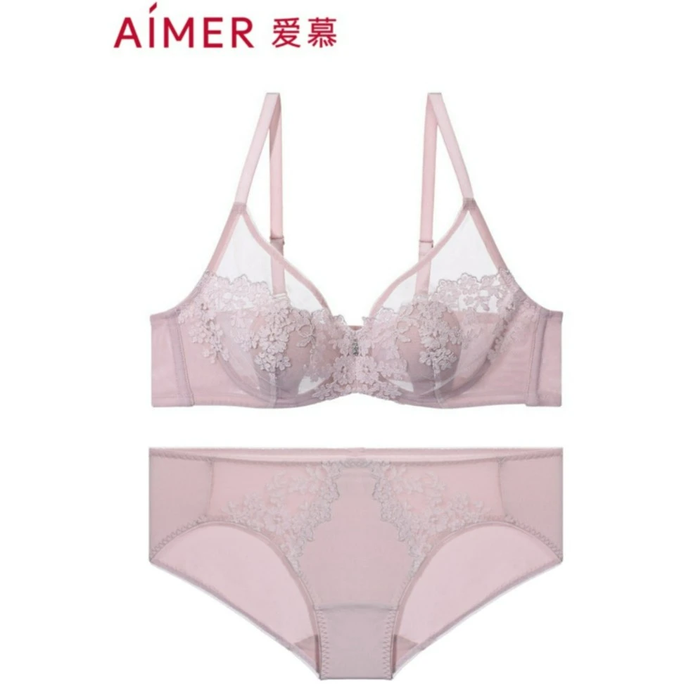 【花瓣套装】爱慕FLORAL文胸+内裤套装DYAM202204