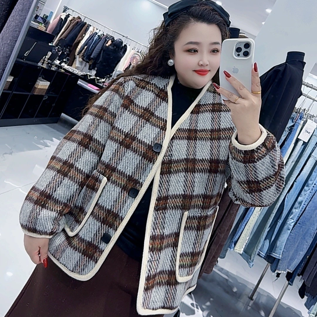 9598时尚百搭网红休闲加厚秋冬外套