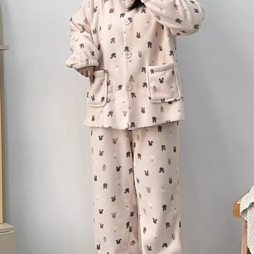 【欢姐推荐】24168新款时尚气质百搭秋冬休闲睡衣