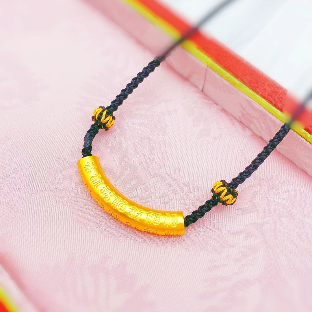 铜合金吊坠 (精美福字弯管吊坠)气质时尚百搭 个性十足 简约大气