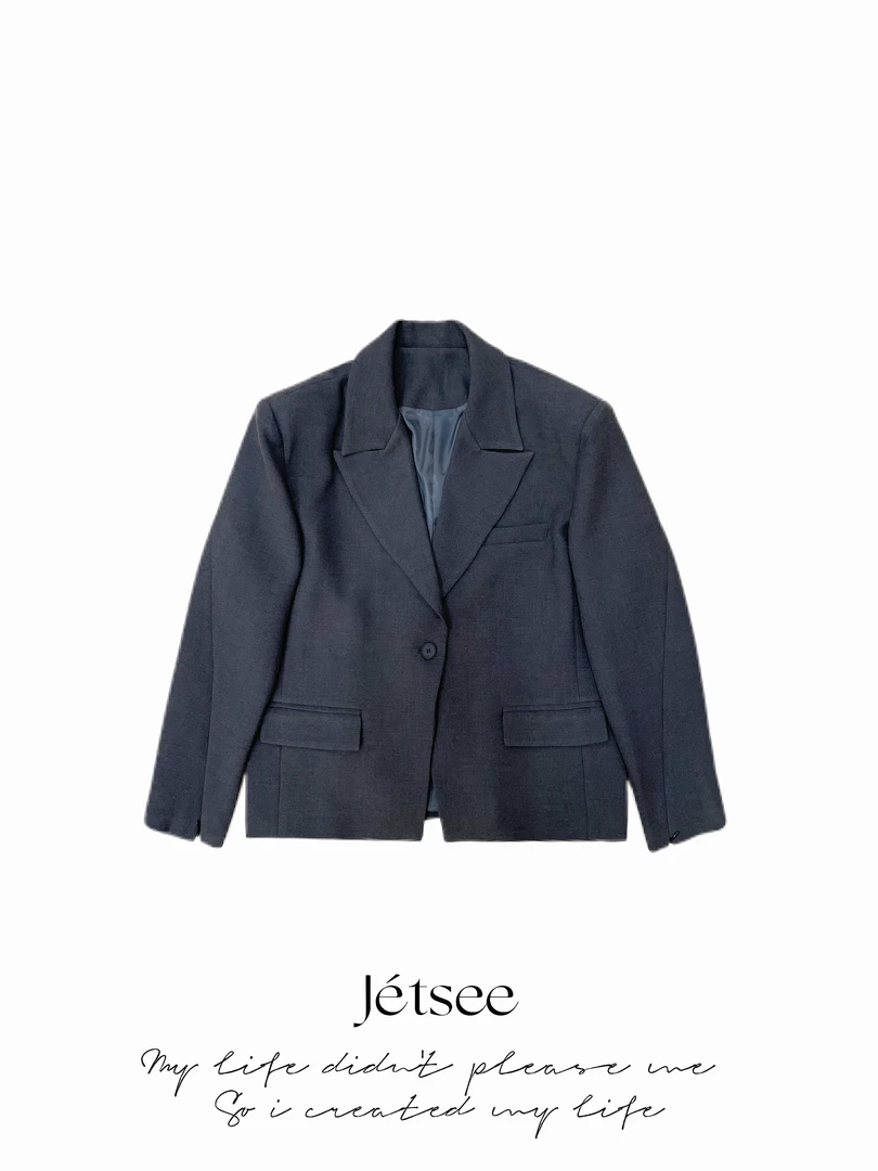 【时髦博主】束腰西服 W20063