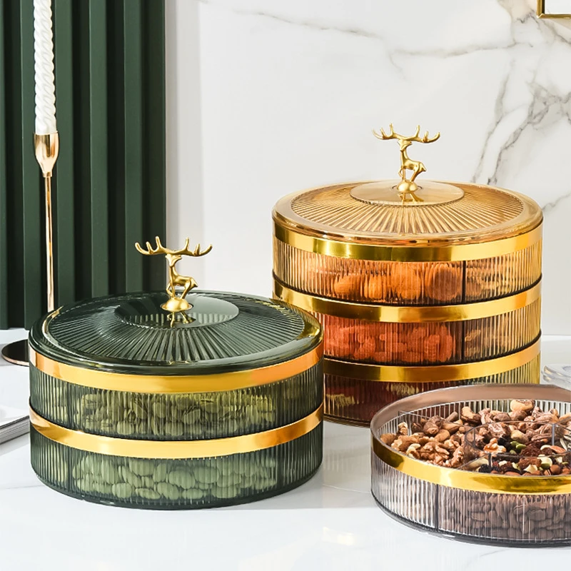 果盘家用客厅茶几新款水果盘糖果盒零食盘摆放干果盘糖果盘收纳盒