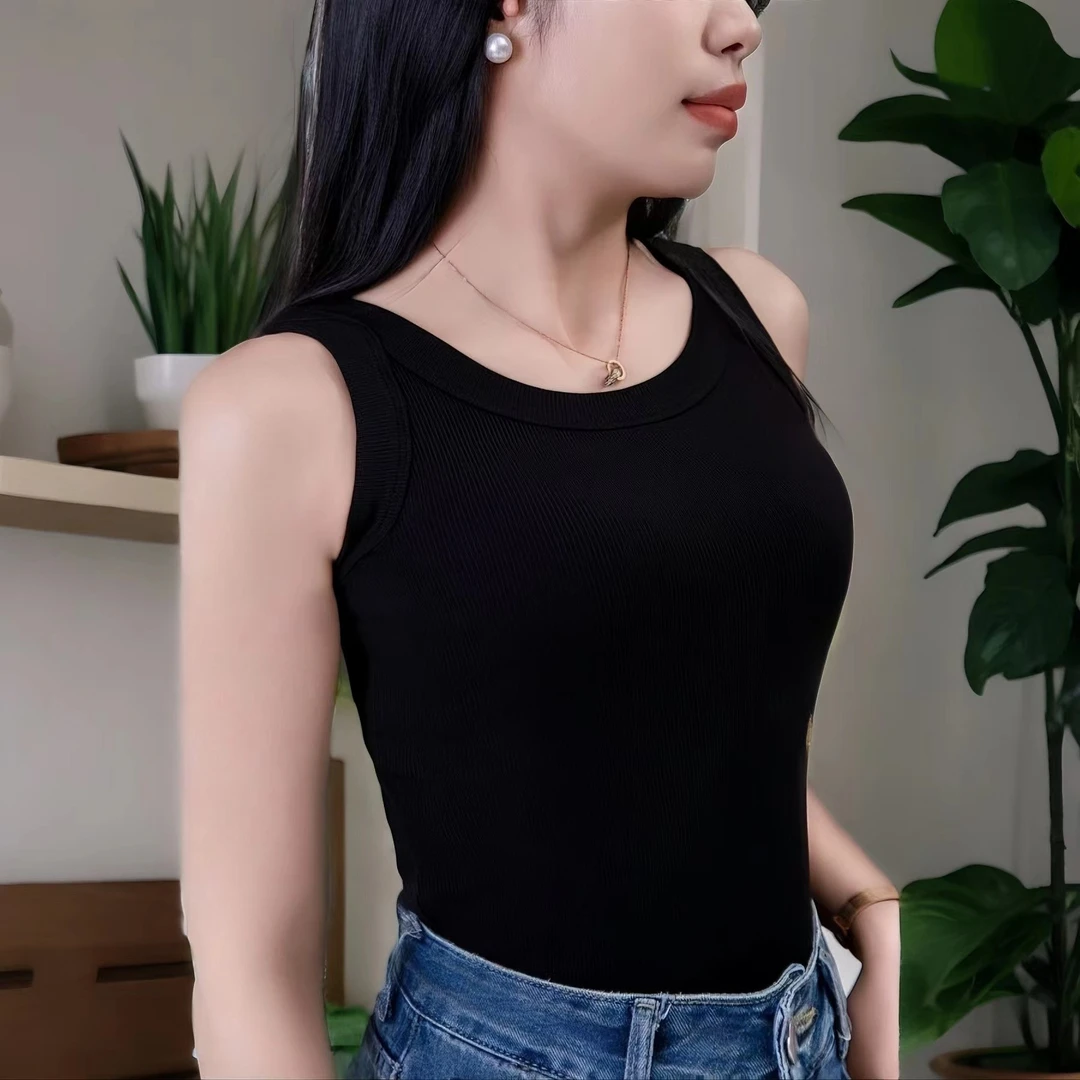 吊带背心女内搭2024新款夏季外穿无袖遮副乳防走光针织休闲百搭