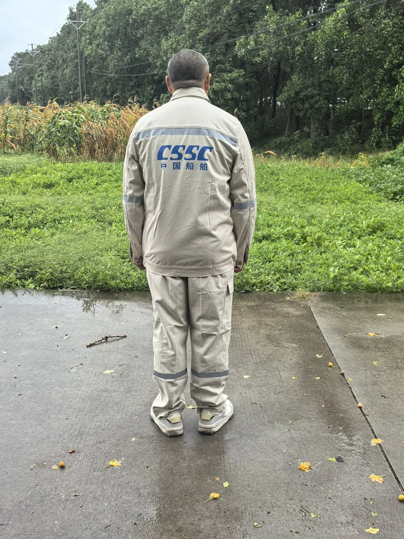 外高桥全棉厚大口袋电焊工作服男耐磨耐烫吸汗透气劳保套装纯棉