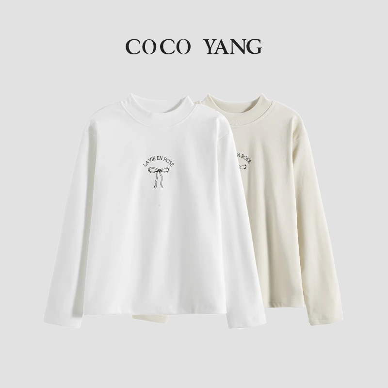秋冬高品质女童长袖打底衫2024秋款柔软舒适百搭中大童T恤-YHA073