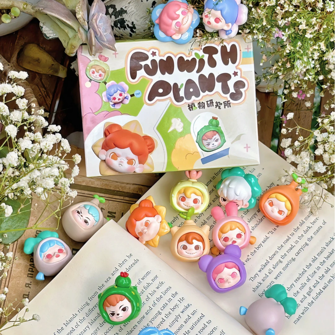 （拆盒）TNT植物研究所MI粒系列潮玩盲盒萌粒