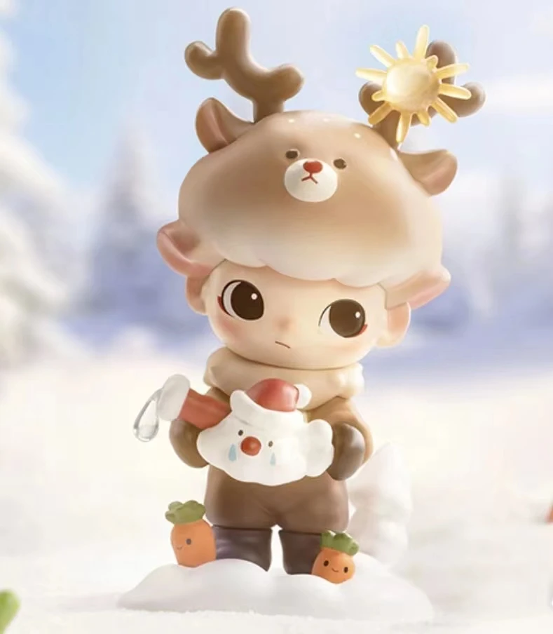 (拆盒)Dimoo雪人的来信系列盲盒