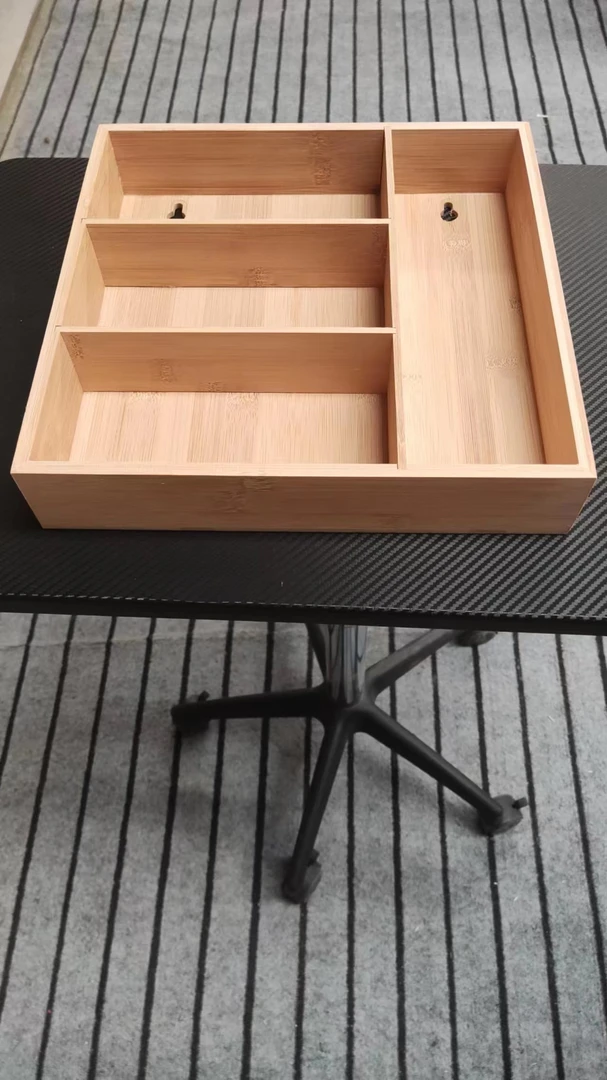 XCJZ6128竹制桌面收纳盒复古