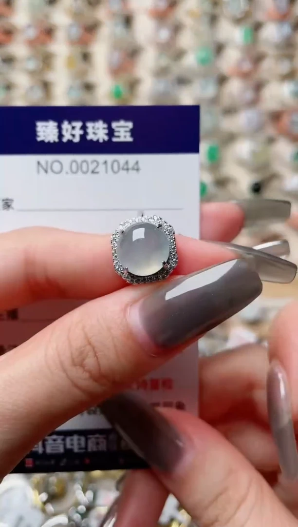 【闪购商品】翡翠戒指银S925镶嵌·