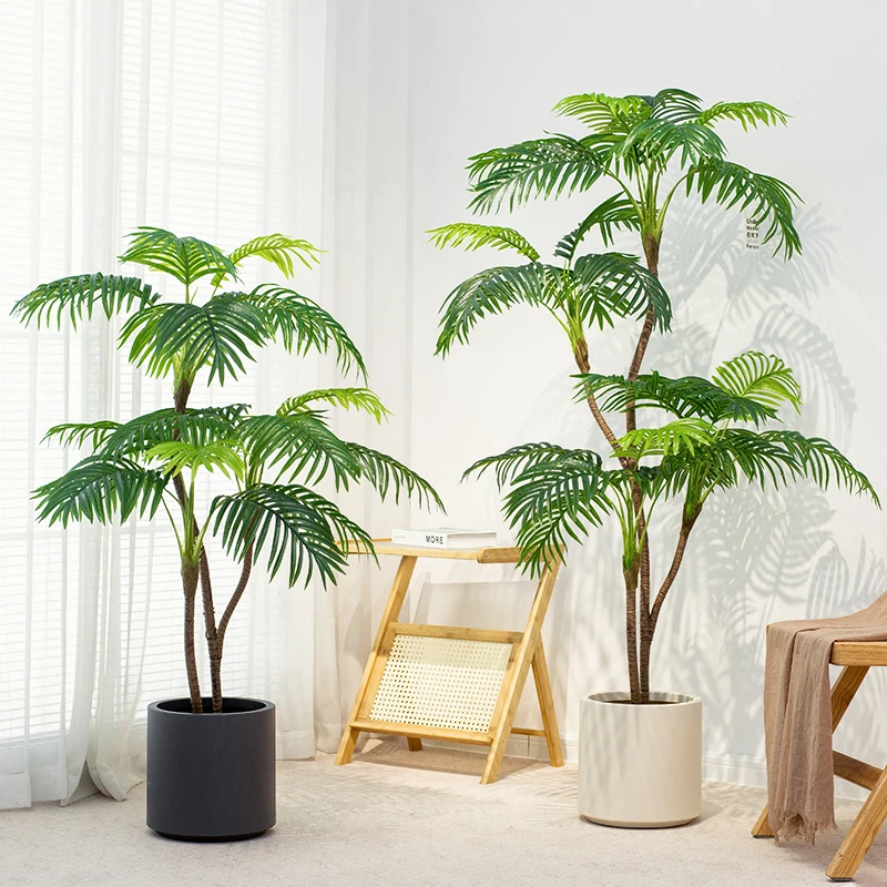 仿真绿植散尾葵大盆栽高端轻奢室内客厅摆件落地北欧仿生植物假树