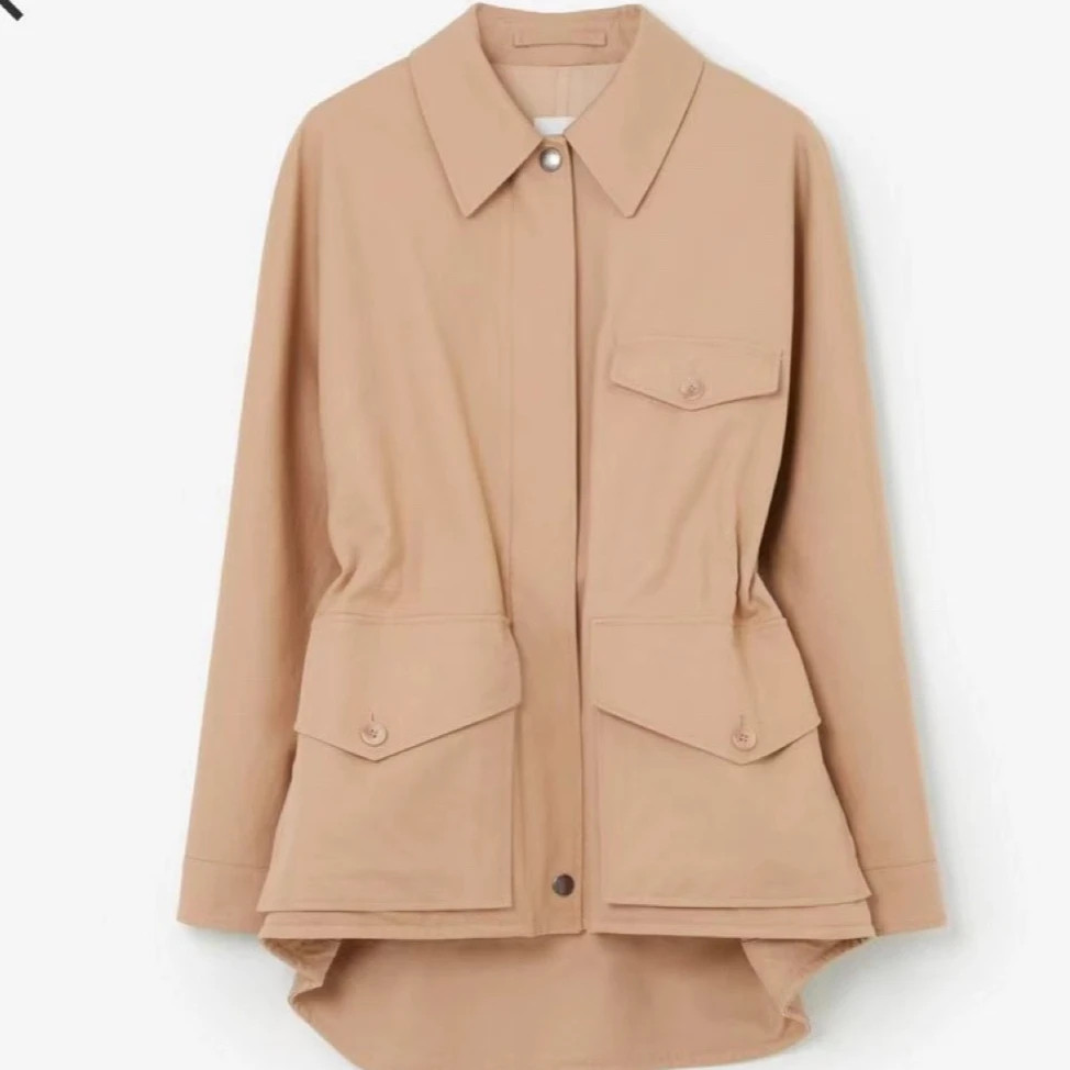 全新未使用 BURBERRY/博柏利 卡其色工装夹克  Mco30058