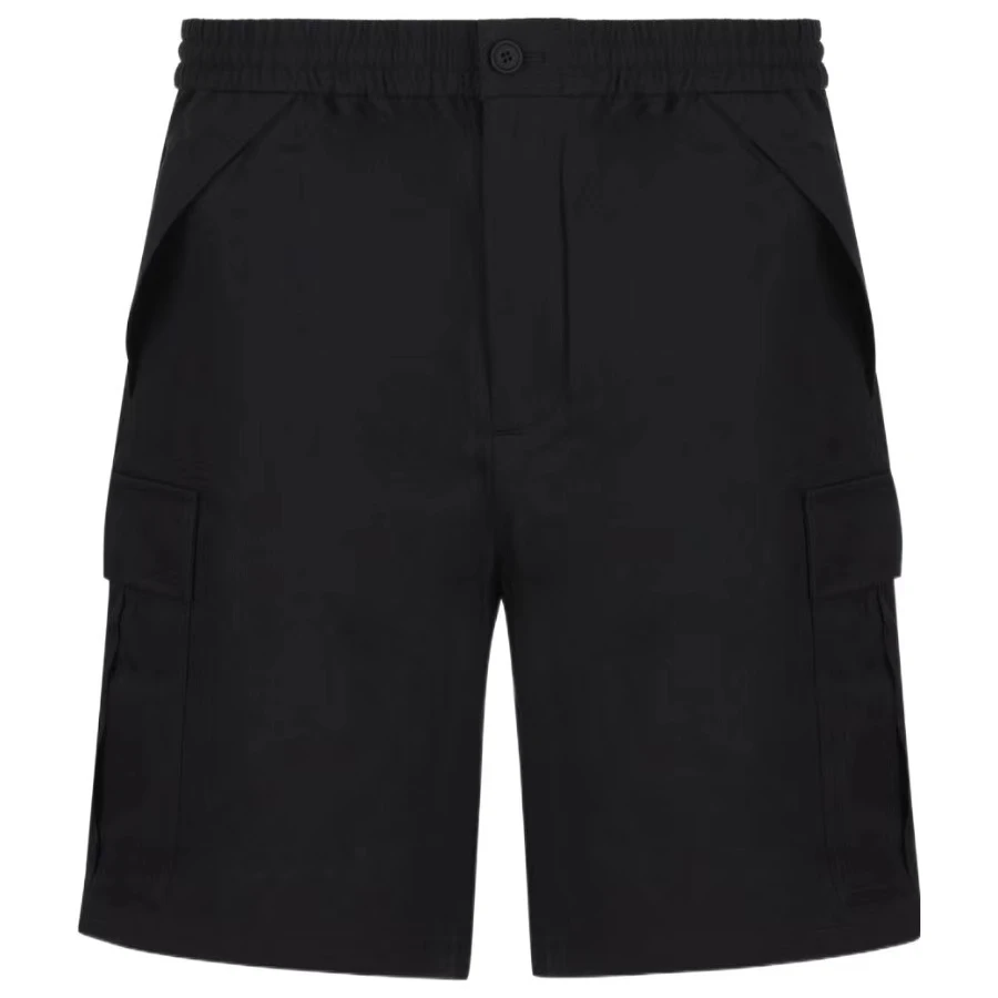 未使用 BURBERRY/博柏利 男士黑色棉质短裤 Msh10110